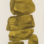 Innocence 稚气, 2014, 200x140cm, Pigments and acrylic on canvas