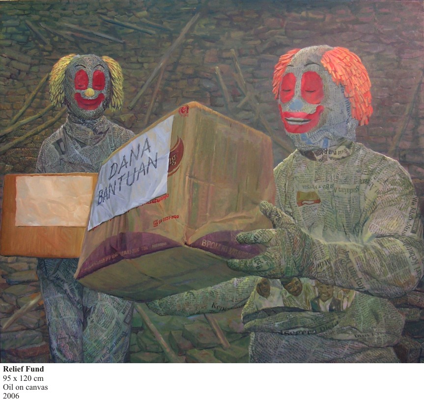 Relief Fund, 95x120cm, Oil on Canvas, 2006