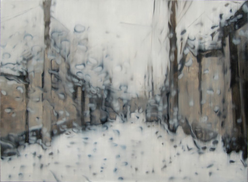 Hutong: At the End of the Day, 2007, 140x190cm, Oil on Canvas