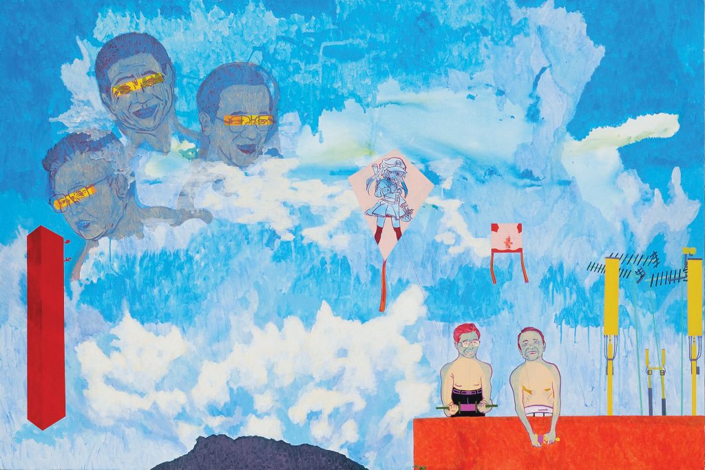 Level Up, 2009, 122x183cm, Acrylic on Canvas