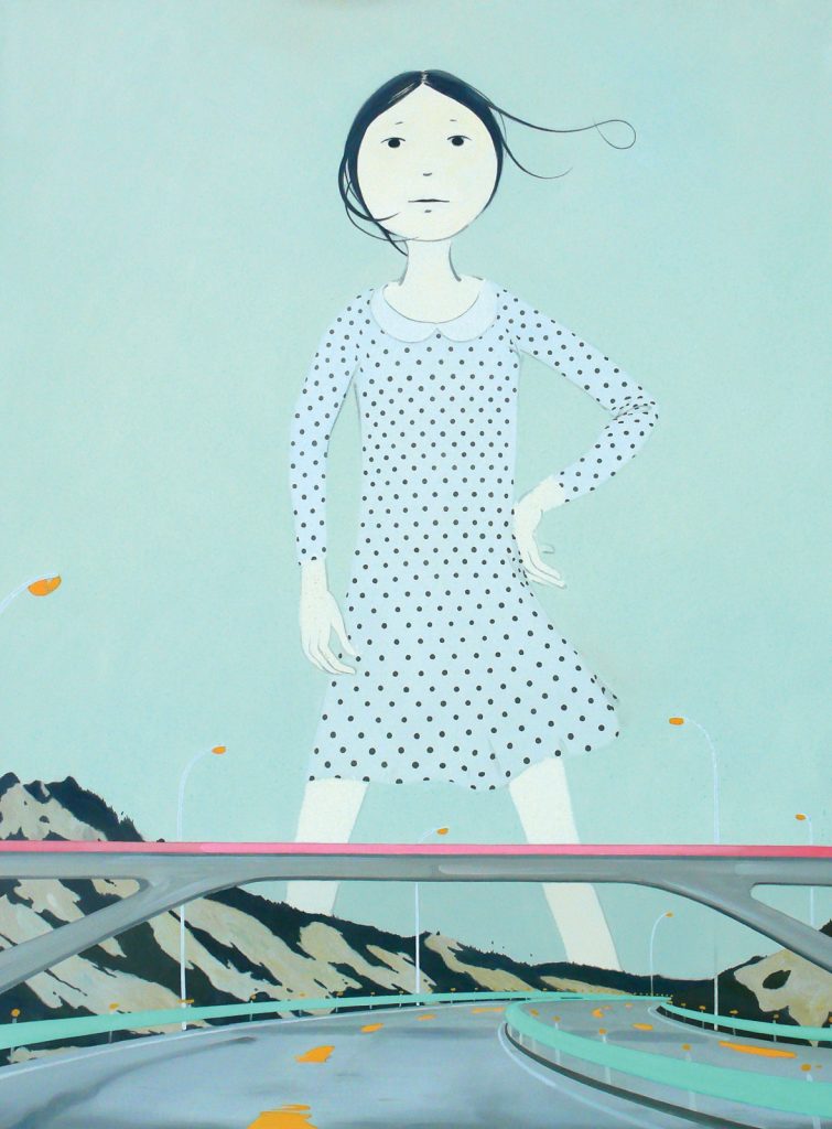 Unregistered Course, 130.3 x 97 cm, 2011, Oil on Canvas