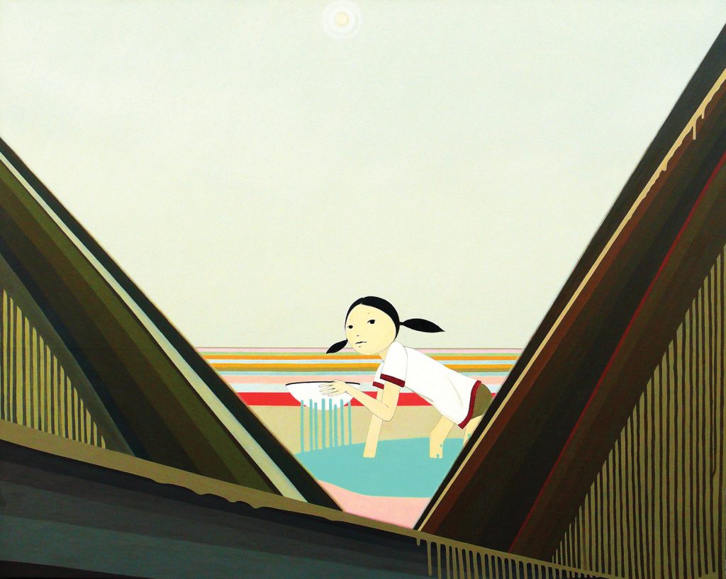 Cesium Mining, 159 x 127 cm, 2010, Oil on Canvas