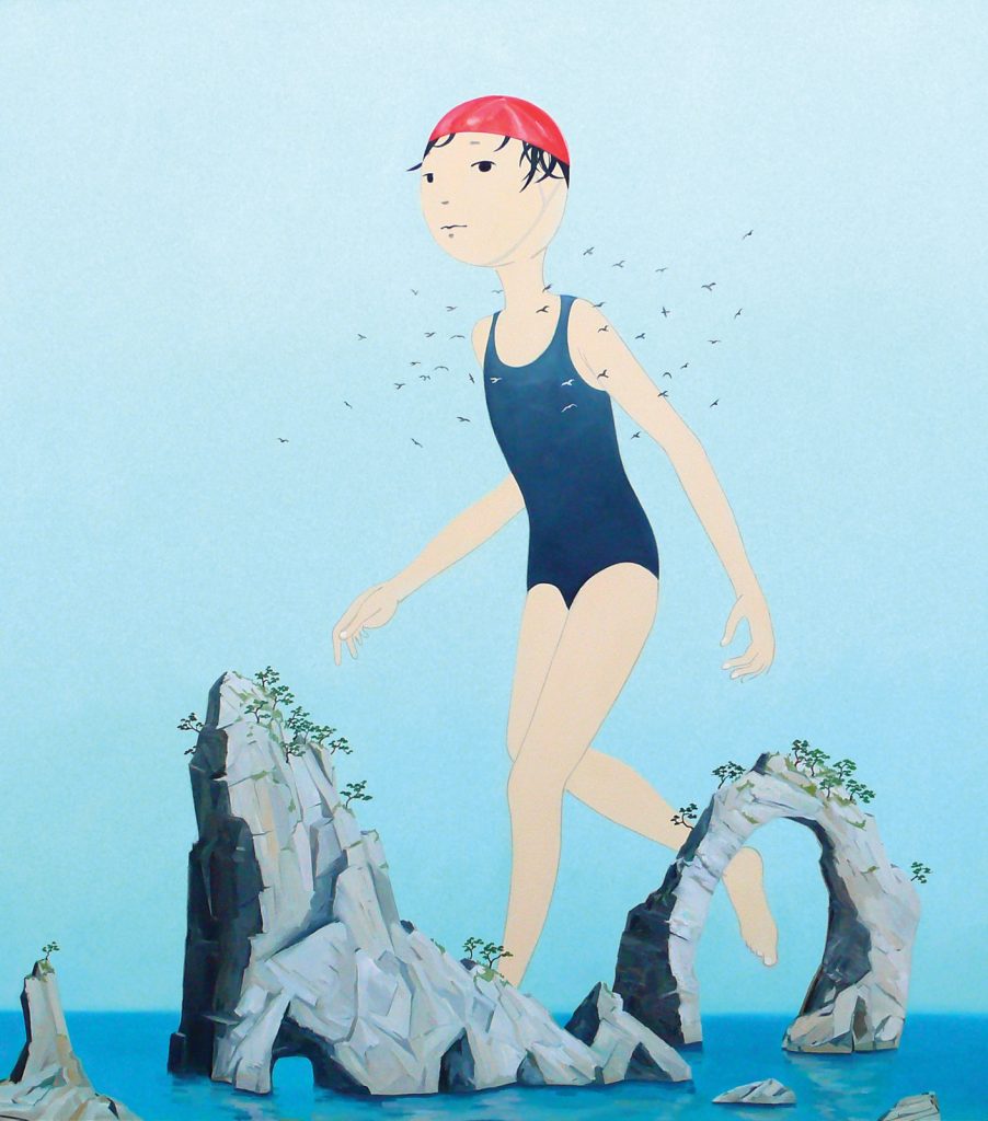 Fun Fun Summer Beach, 145.5 x 130.3 cm, 2011, Oil on Canvas