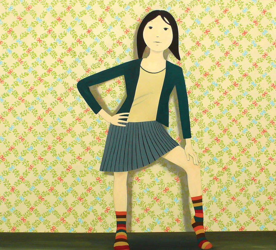 Jacket & Skirt, 130.3 x 145.5 cm, 2010, Oil on Canvas