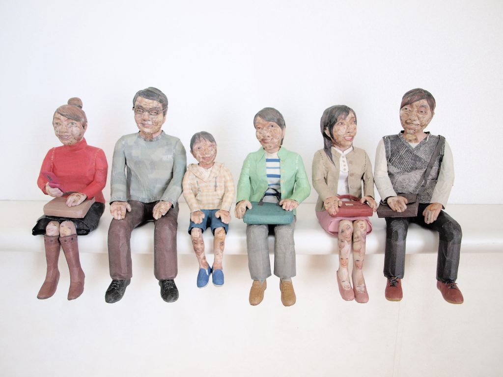 On a Holiday, 14 x 52 x 25cm, Mixed Media, Newspaper, 2011