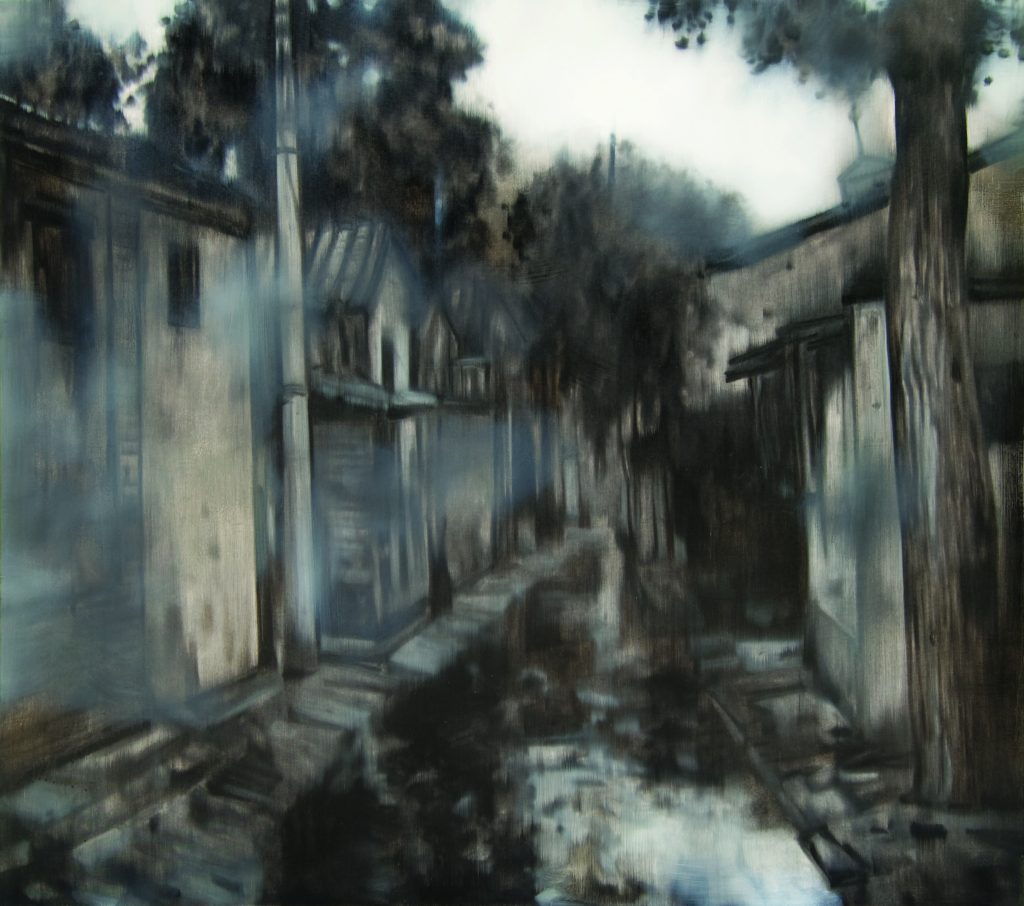 Hutong- Night Symphony, 2011,150x170cm,OilonCanvas
