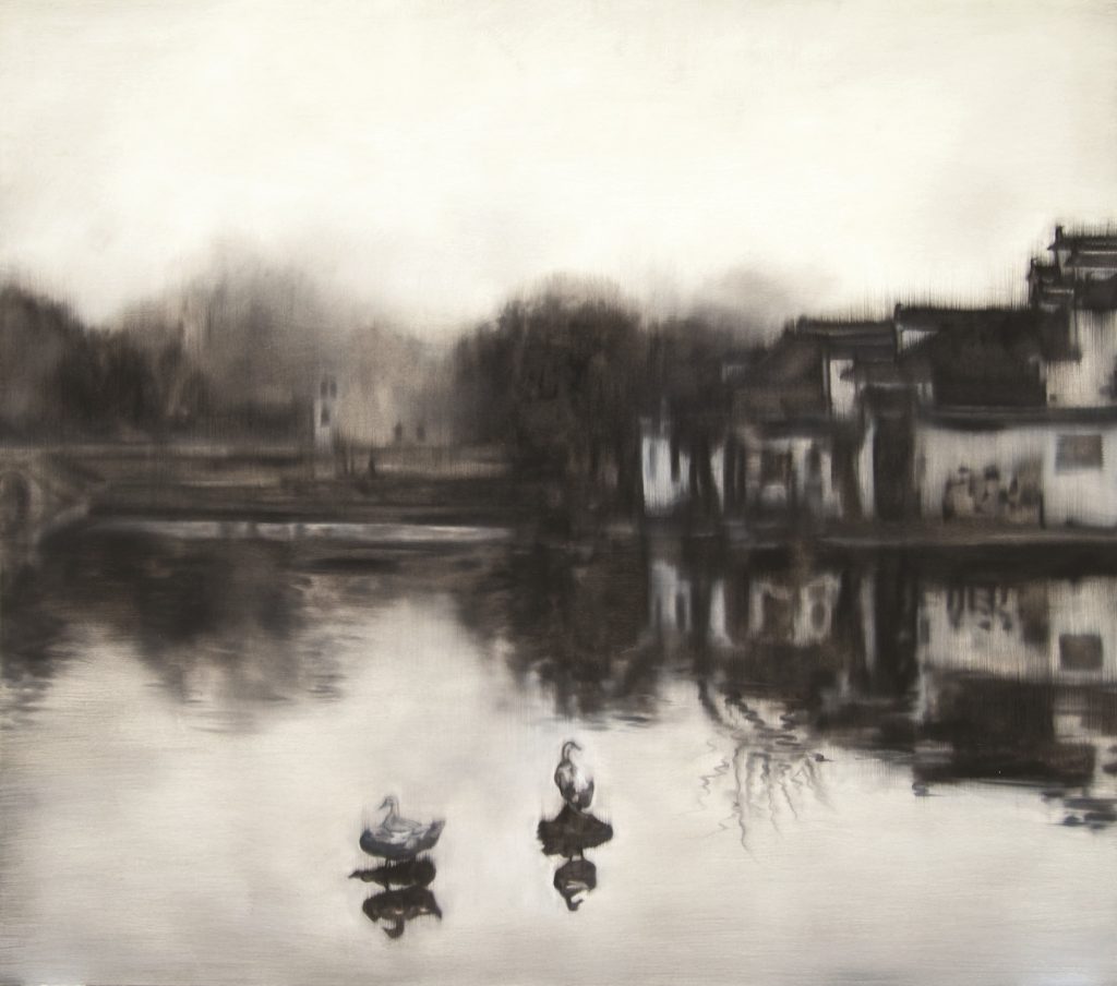 A Tranquil Lake, 2011, 150x170cm, Oil on Canvas