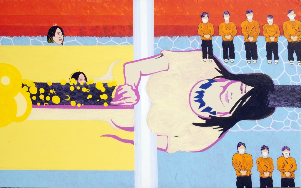 Parodius 沙羅曼蛇, 2008, 125x2005cm, Acrylic on Canvas