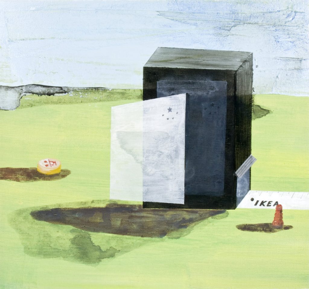 HK Artist Museum, Jeff Leung 梁展峰2009, 50x50cm, Acrylic on Canvas