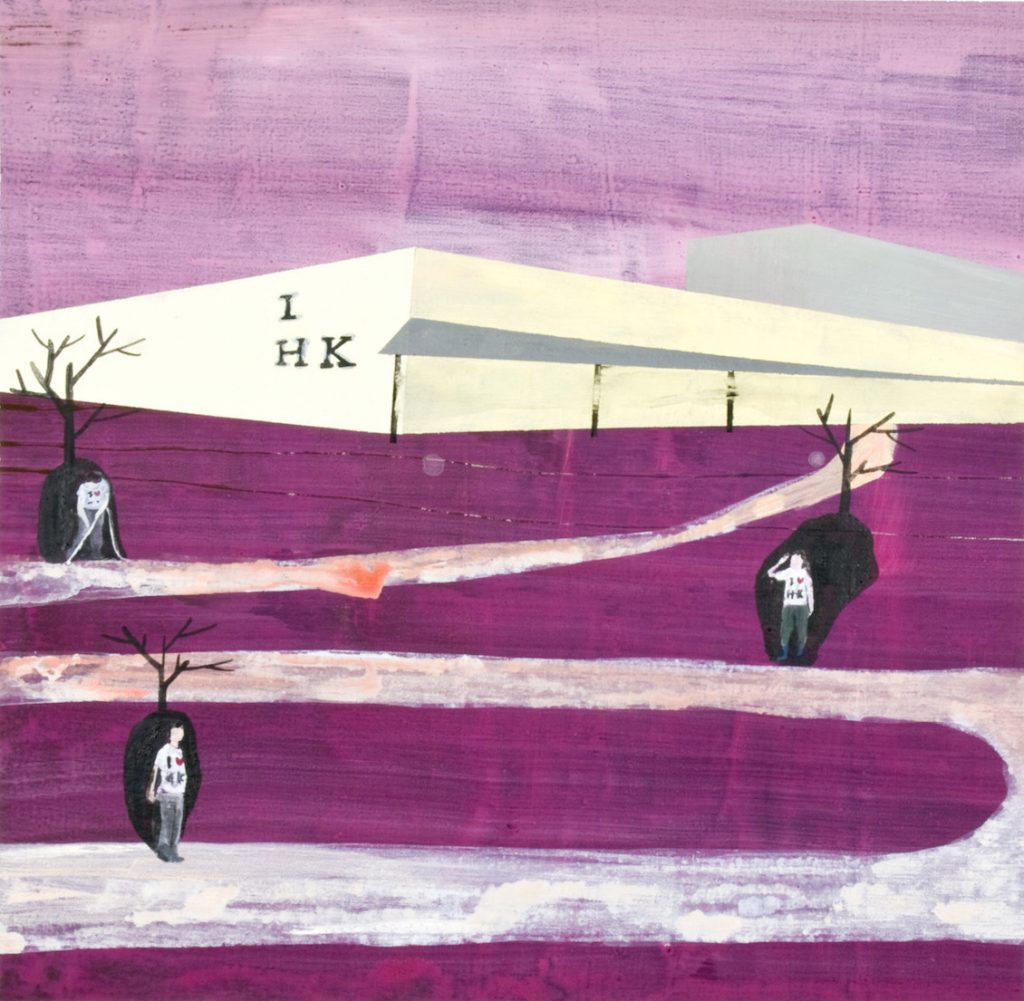 魂游Wen Yau, 2009, 50x50cm, Acrylic on Canvas