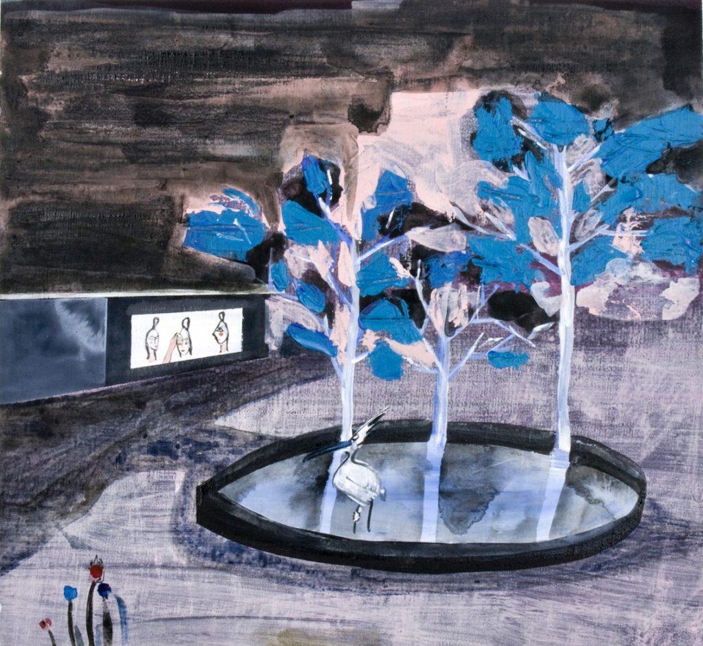 Hong Kong Artist Museum丁衍庸DING Yan Yong,2009,50x50cm,Acrylic on Canvas