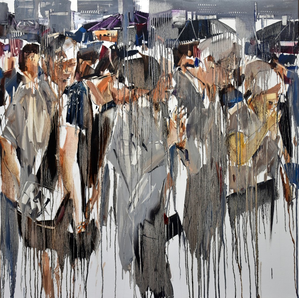 290315 #10, 2015, 150 x 150 cm, Oil on linen