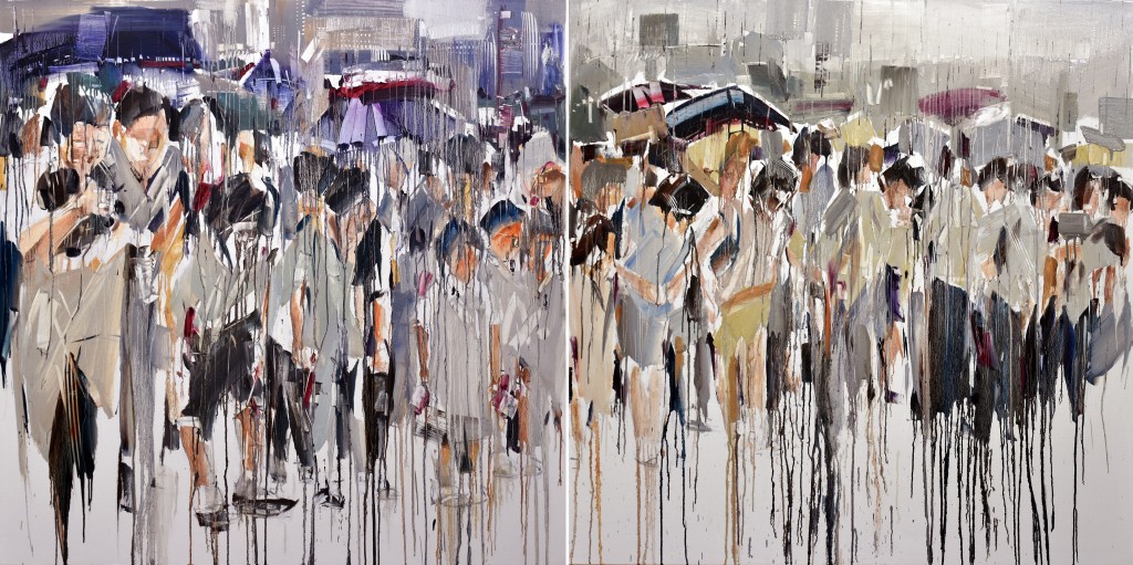 290315 #11, 2015, 150 x 300 cm (diptych), Oil on linen