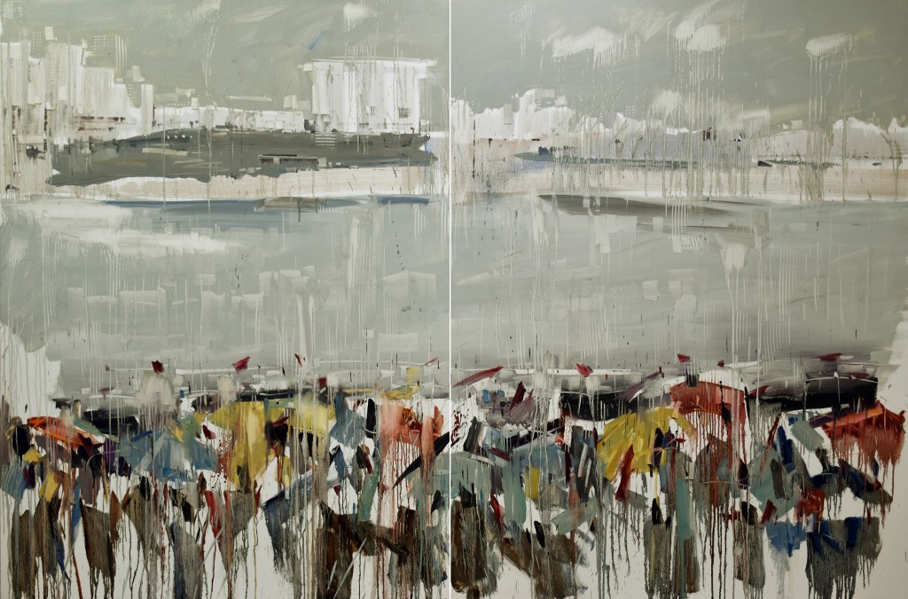 290315 #12, 2015, 200 x 300 cm (diptych), Oil on linen