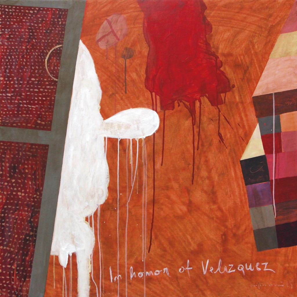 In Honor of Velázquez, 2015, 100 x 100 cm, Acrylic on linen