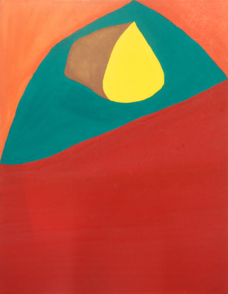 Lee Wen, how to be free – standing, 1979, 27.8 x 21 cm, Gouache on Paper