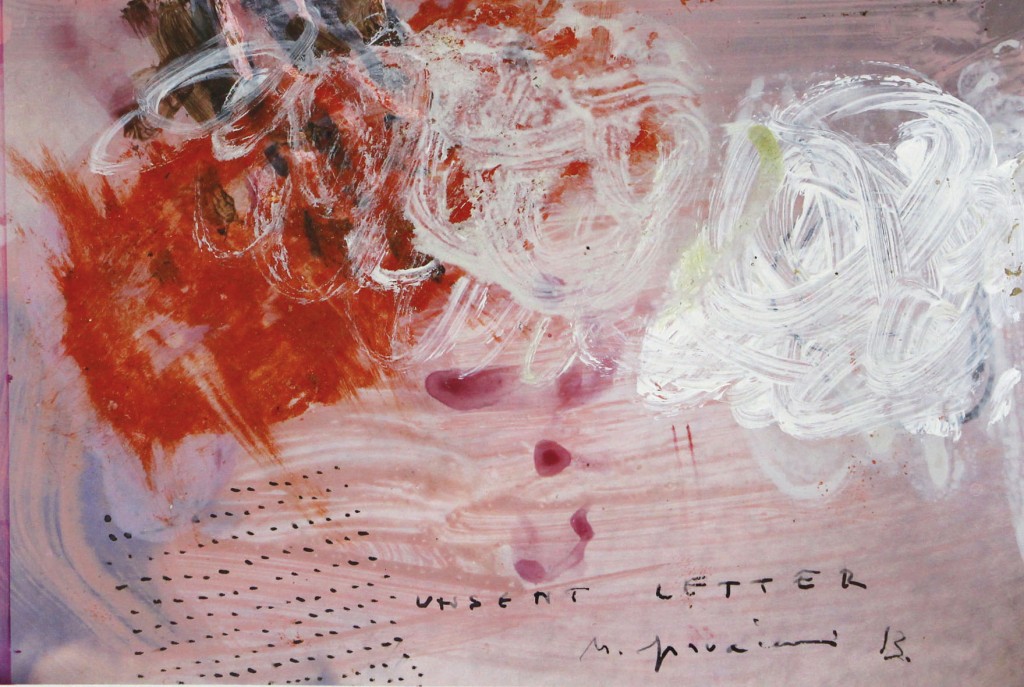 Milenko Prvacki, Unsent Letters, 2013, 10 x 15 cm, Mixed media on analog photographs