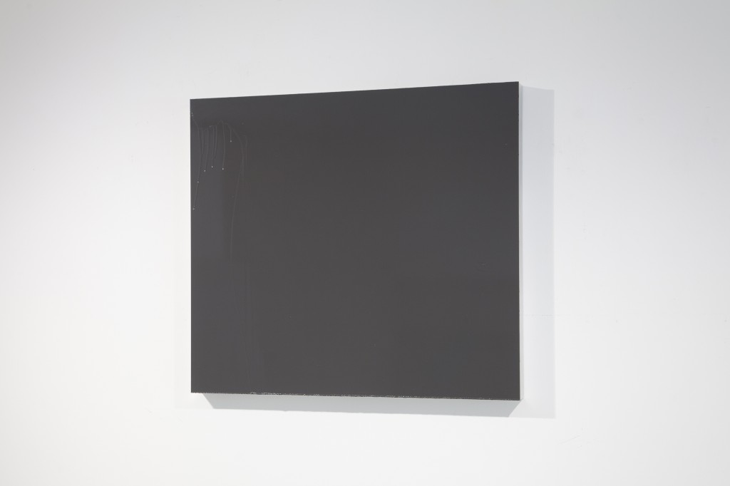 Jeremy Sharma, Untitled (Overlay), 2013, 78 x 88 cm, Enamel paint on dibond with aluminium channel