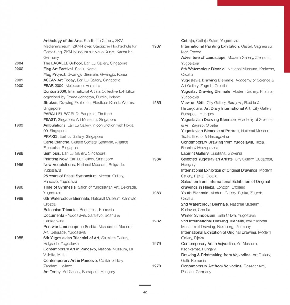 Art SV catalogue single page