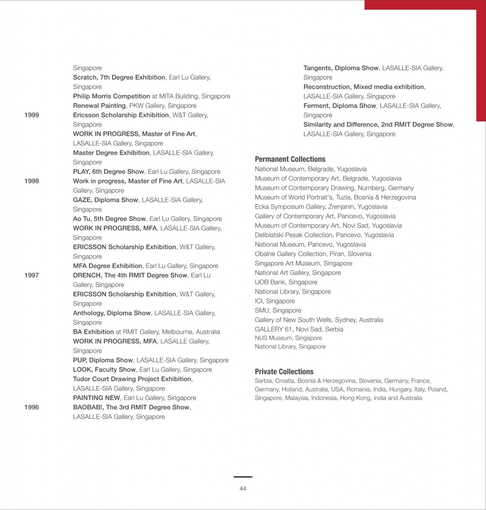 Art SV catalogue single page