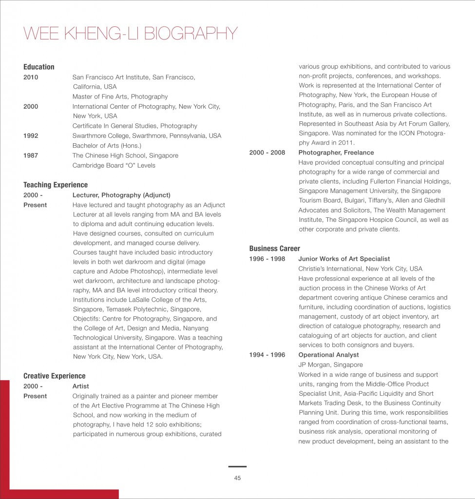 Art SV catalogue single page