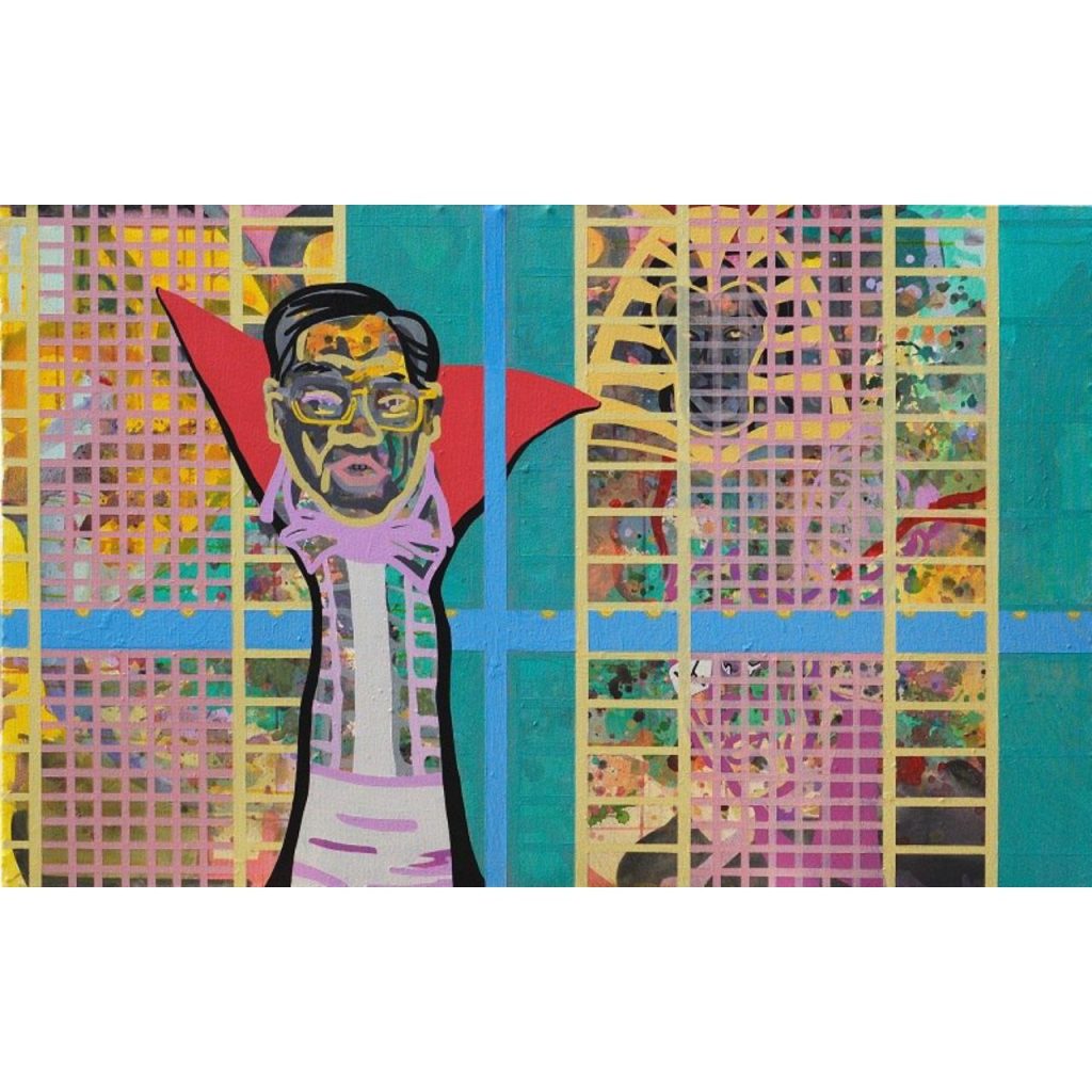 Romance of Three Dynasties – Tsang 三朝演义（曾朝）, 2007, 100x160cm, Acrylic on Canvas
