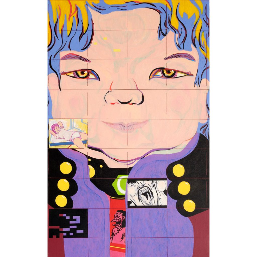 Protoculture II 普托哥车II, 2009, 200×125.5cm, Acrylic on Canvas