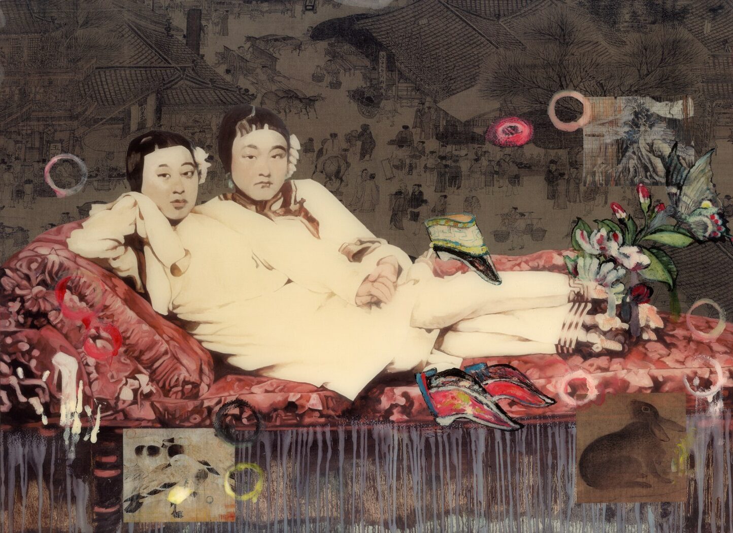 Yellow Pair, Liu Hong, 2004, Mixed Media